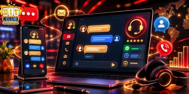Liên hệ HitClub qua hotline hỗ trợ